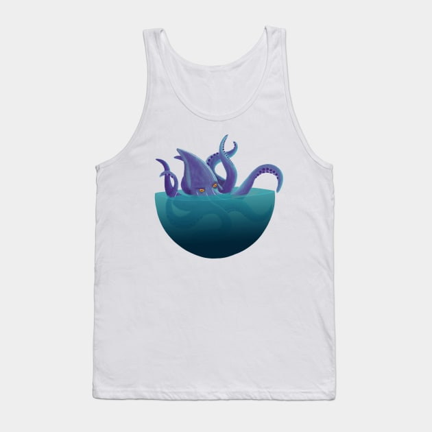 Kraken Tank Top by BarracudApps